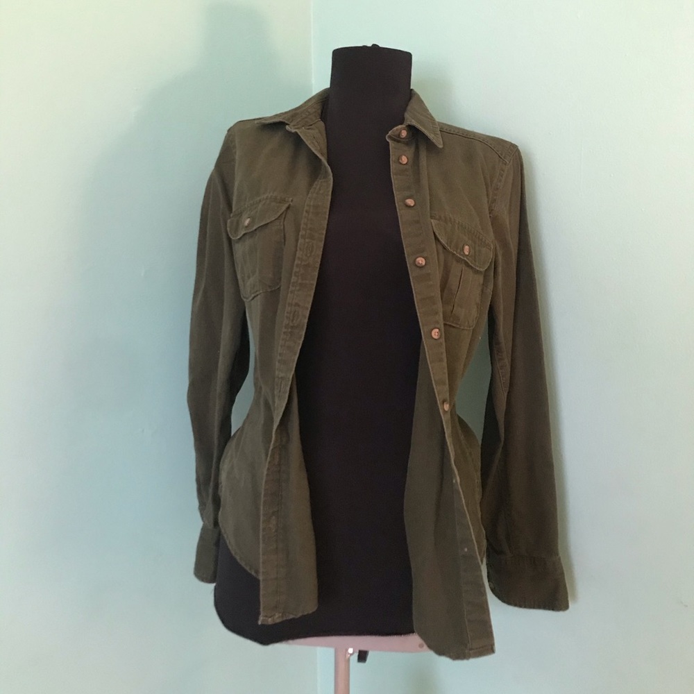 Army green jacket